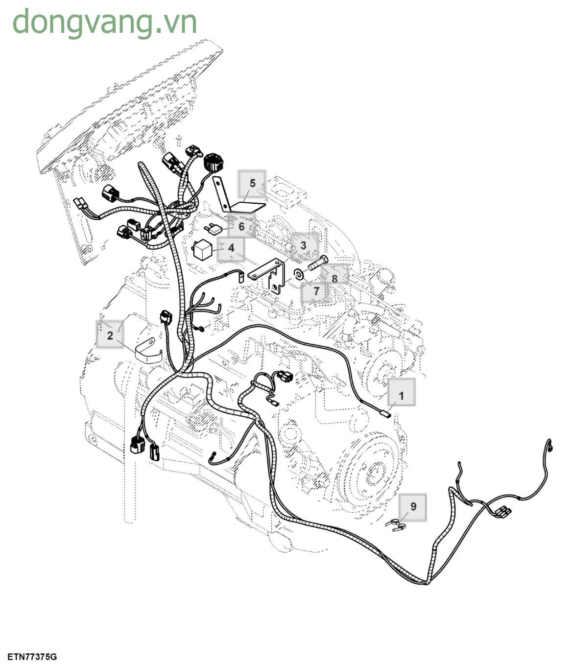 Wiring Harness Front ( - 004268) - ST538473